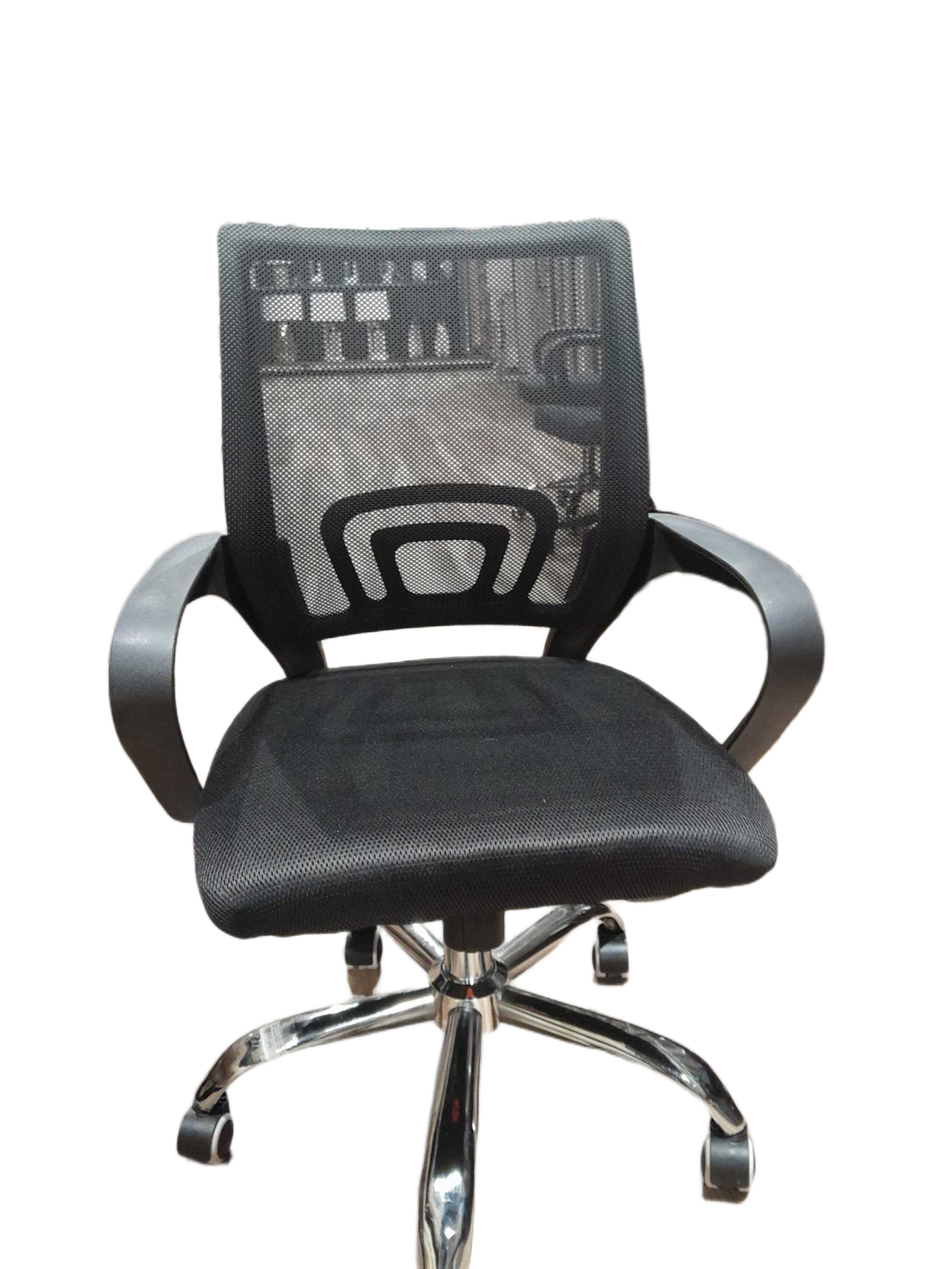 Office Visitor Mesh Chair Fabric Full Black 55x57x87 2cl=