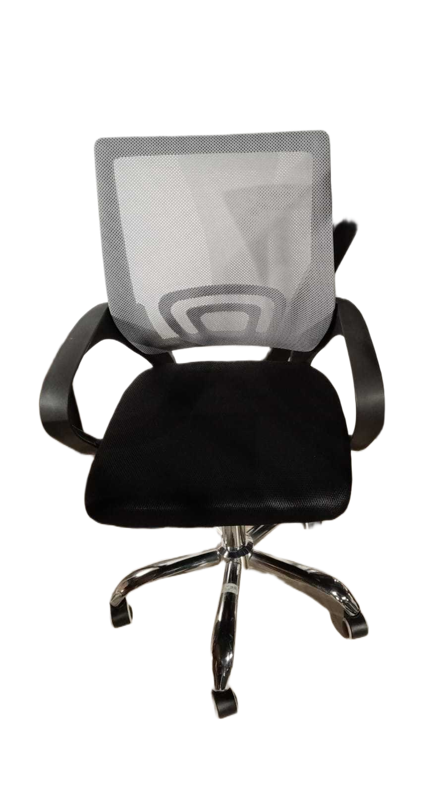 Office Visitor Mesh Chair Fabric Grey Back+ Black Seat 55x57x87 2cl=