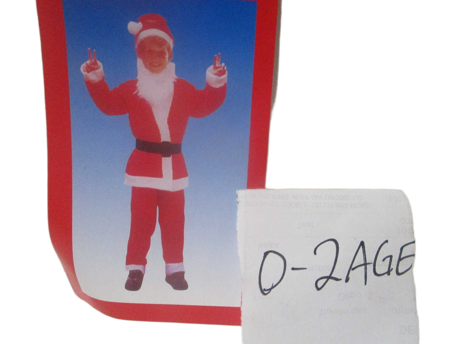 Santa Suit(Boy) Set Of 4 Pcs Without Mustache Velvet Packing: Pe Bag W Hook As Sample 0-2 Age