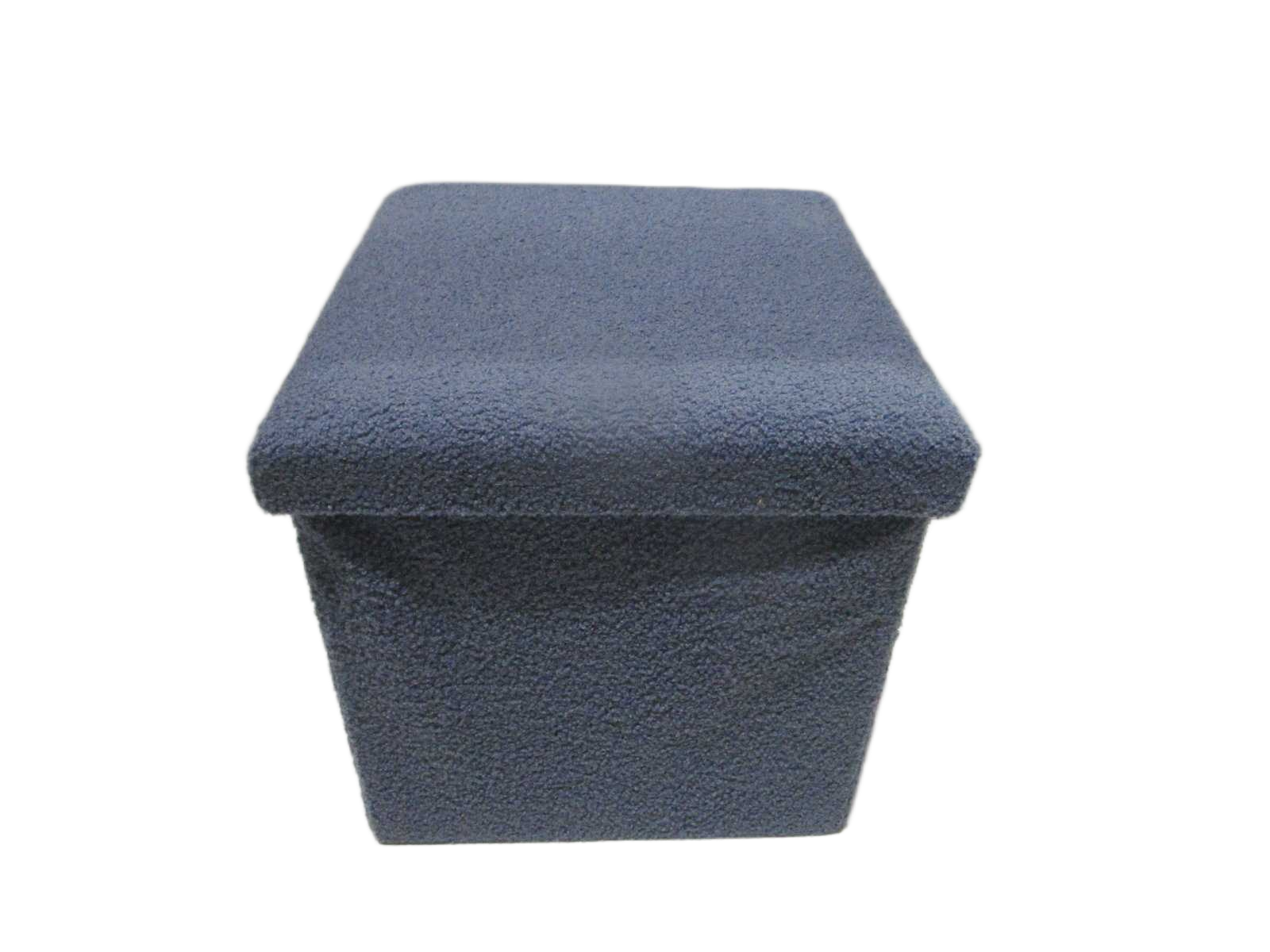 Stool Kd Tissue Boucler Blue 34 38x38x37