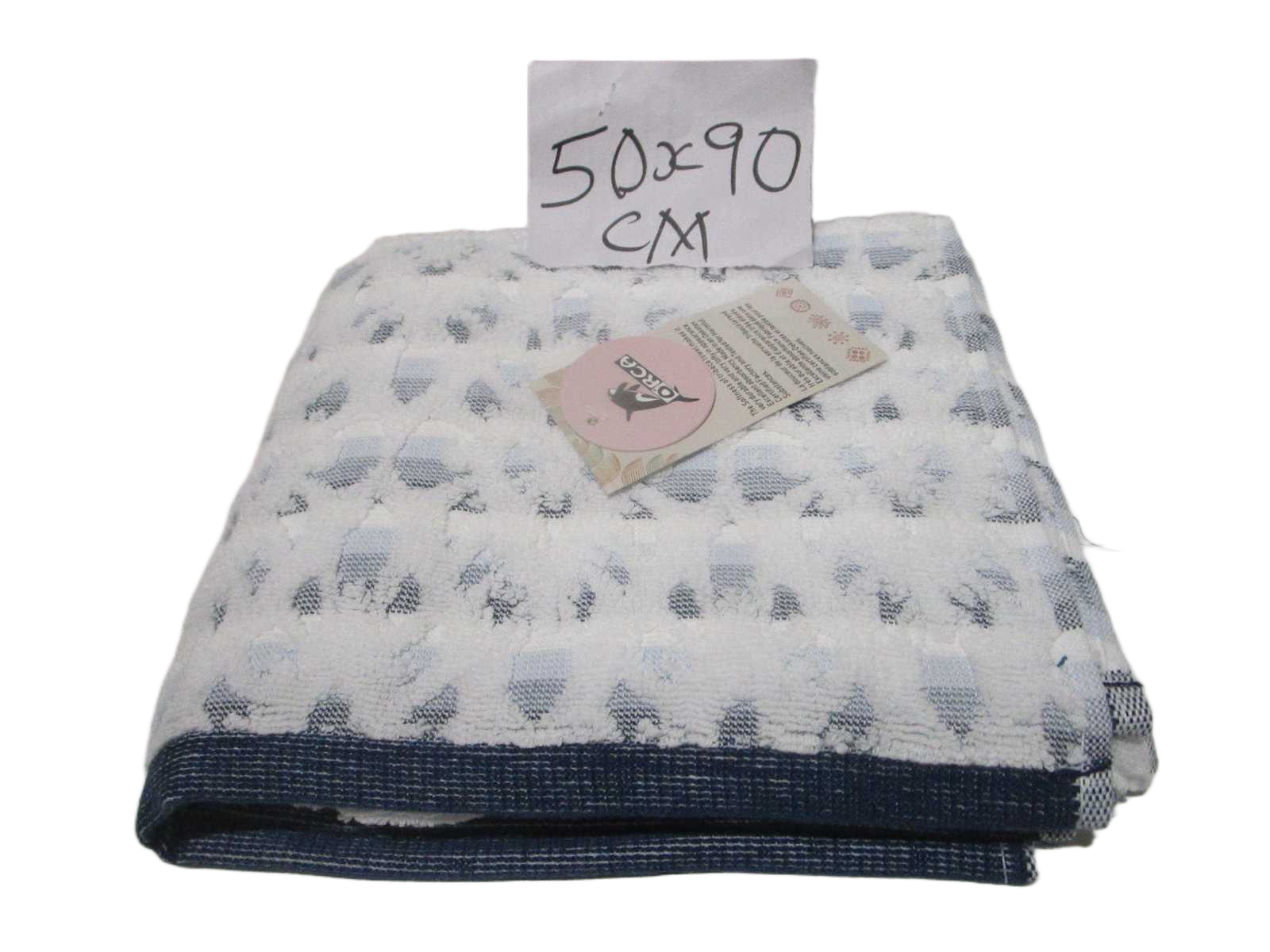 Towel Tribeca - Plain Dyed Jacquard Towel - Duble Ply 2/20 - 550 Gsm - Carded Cotton - Polyester Insert