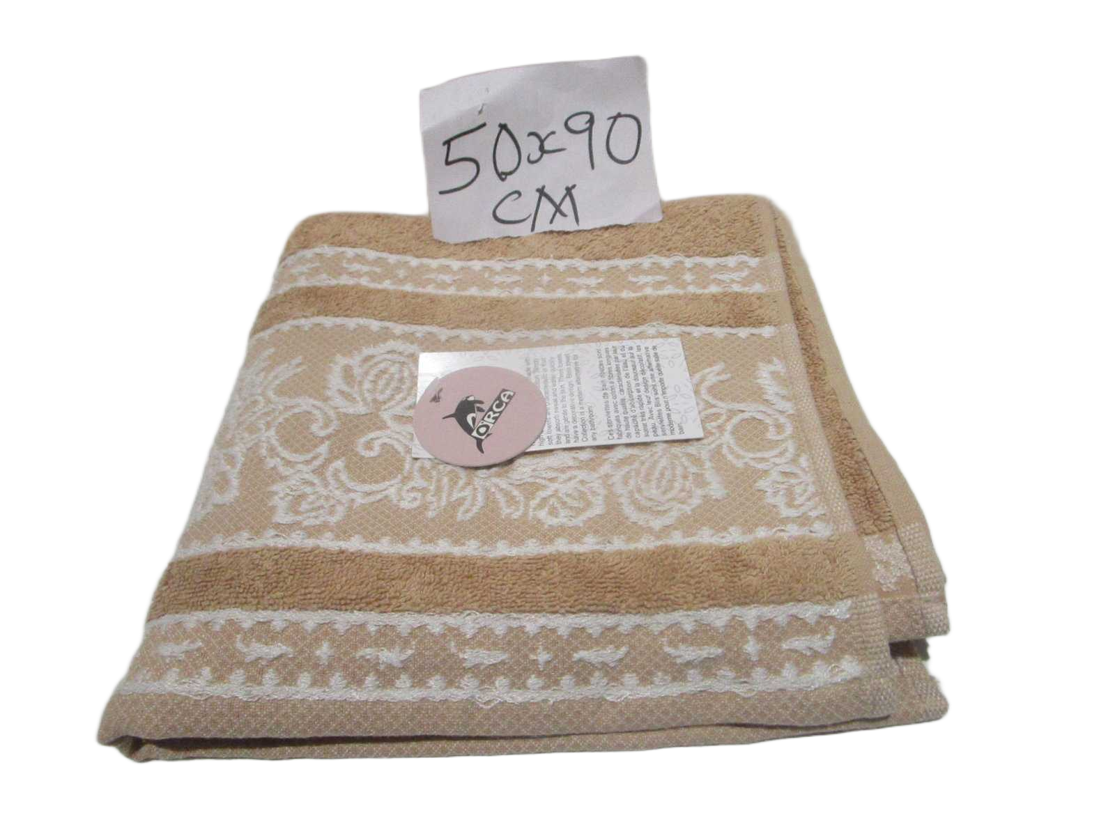 Towel Bliss - Plain Dyed Jacquard - Single Ply - 550 Gsm - Carded Cotton - Polyester Insert