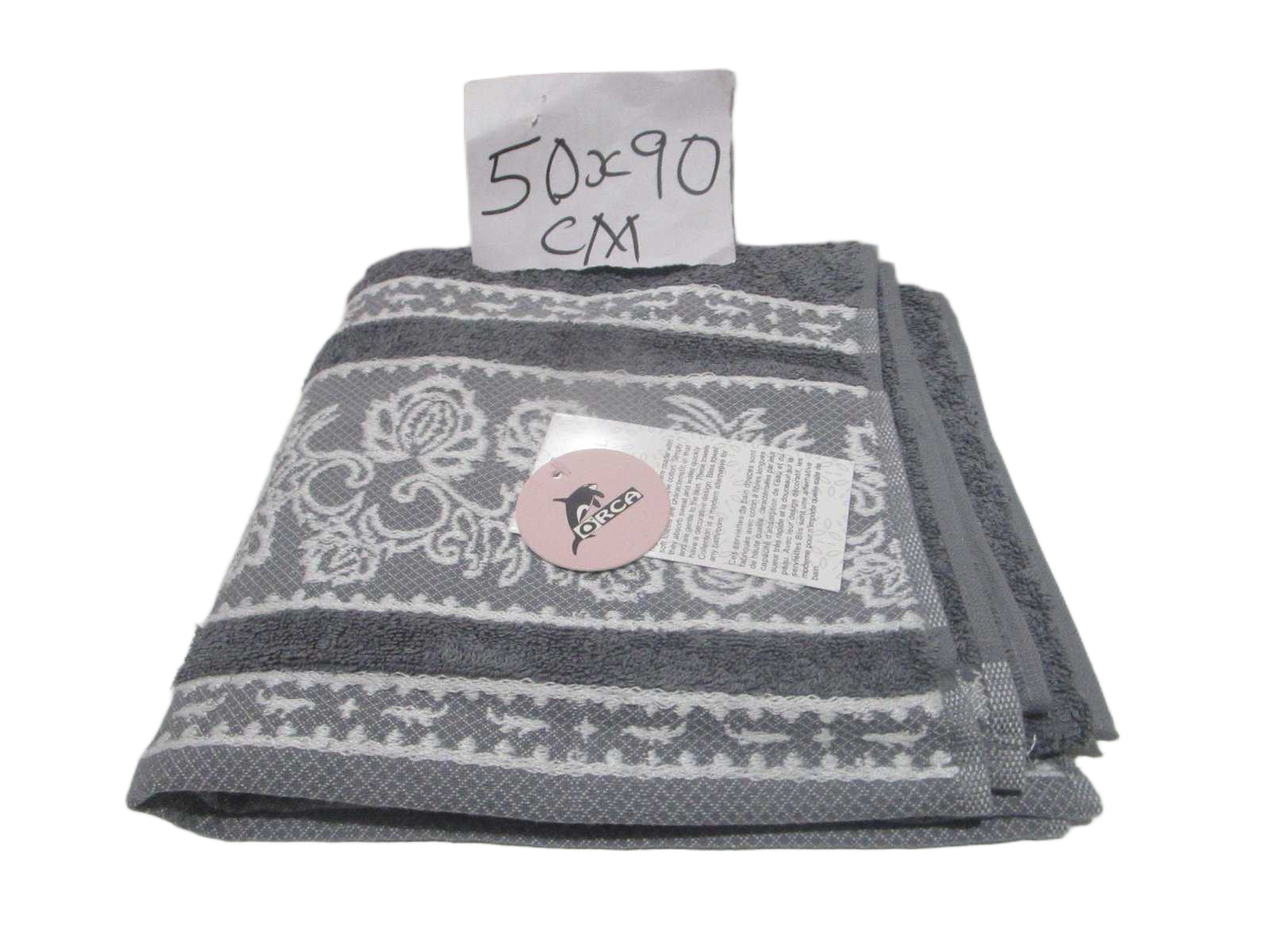 Towel Bliss - Plain Dyed Jacquard - Single Ply - 550 Gsm - Carded Cotton - Polyester Insert