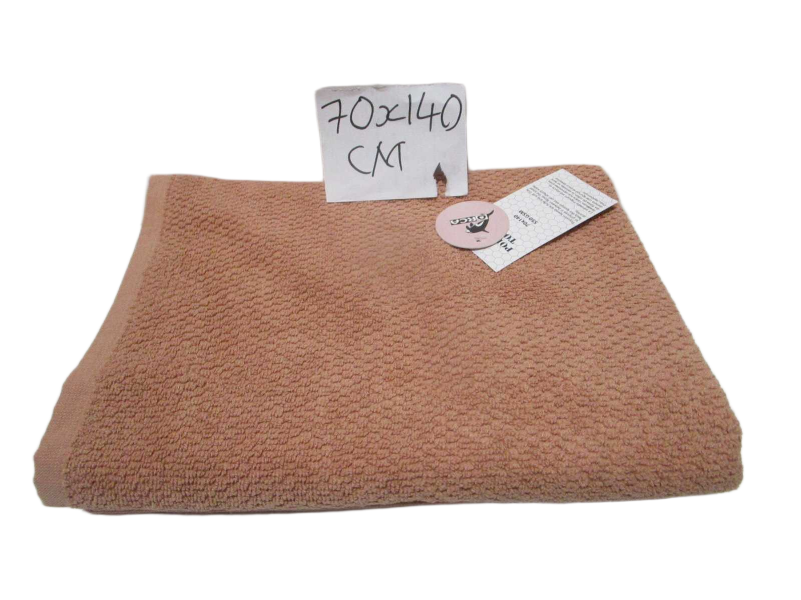 Towel Popcorn - Plain Dyed Dobby Towel - Duble Ply 2/20 - 550 Gsm - Combed Cotton Yarn