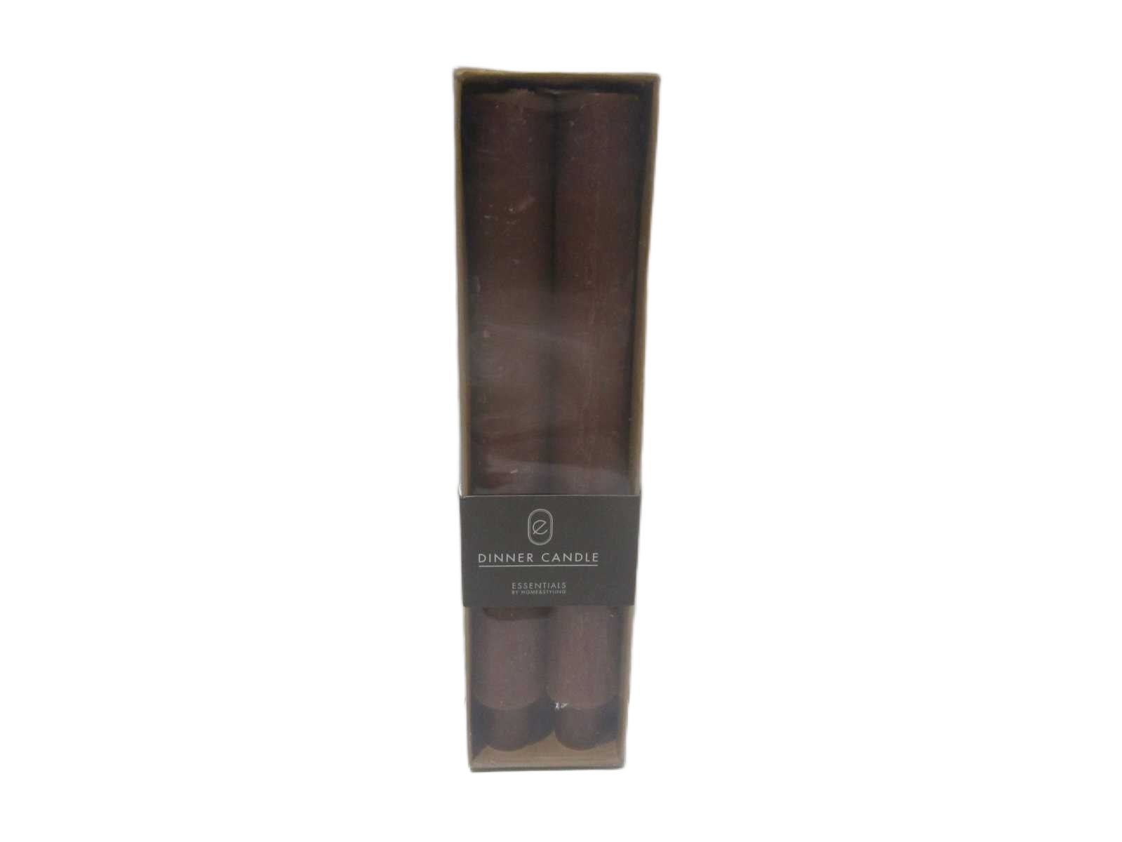 Candle 3x25cm S2 Tabac