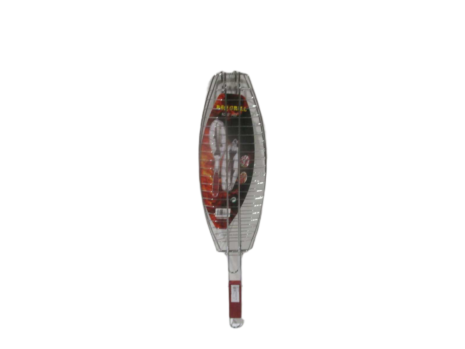Bbq Grill For Fish Metal+wood 400g Packing:blister As Sample 14*69 1cl=