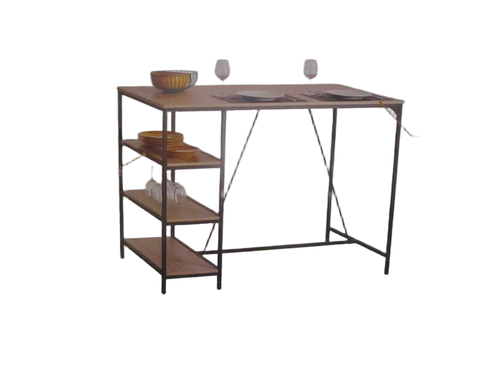 Bar Table 3 Shelves Aliaj