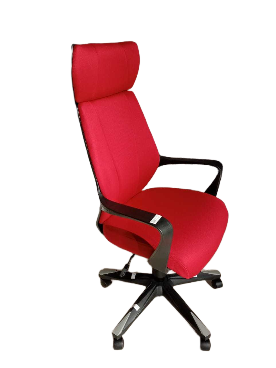 High Back Office Chair Red - Black Frame