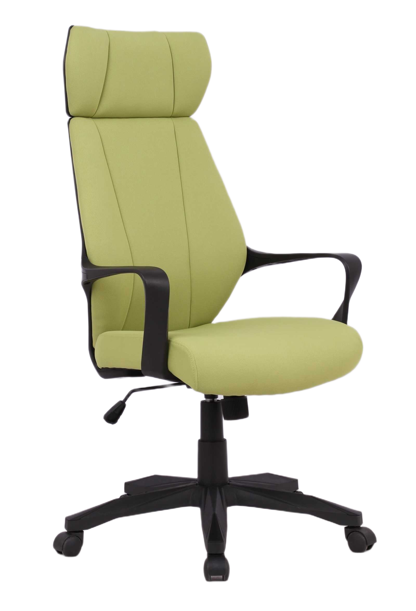 High Back Office Chair Green -Black Frame