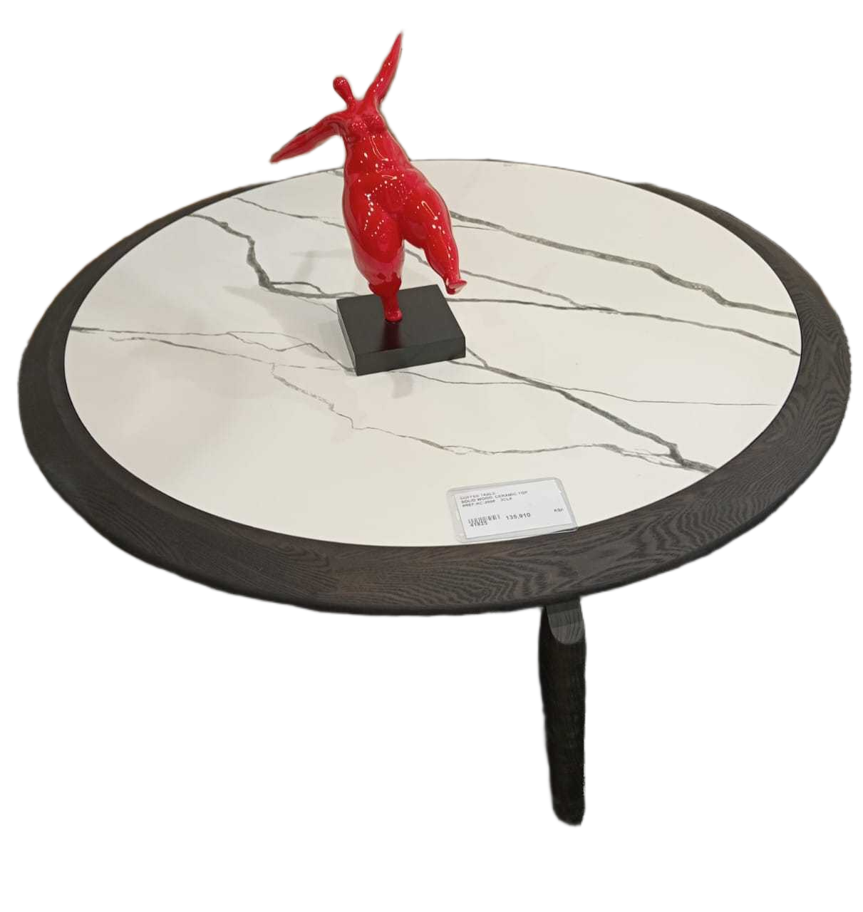 Coffee Table Solid Wood, Ceramic Top