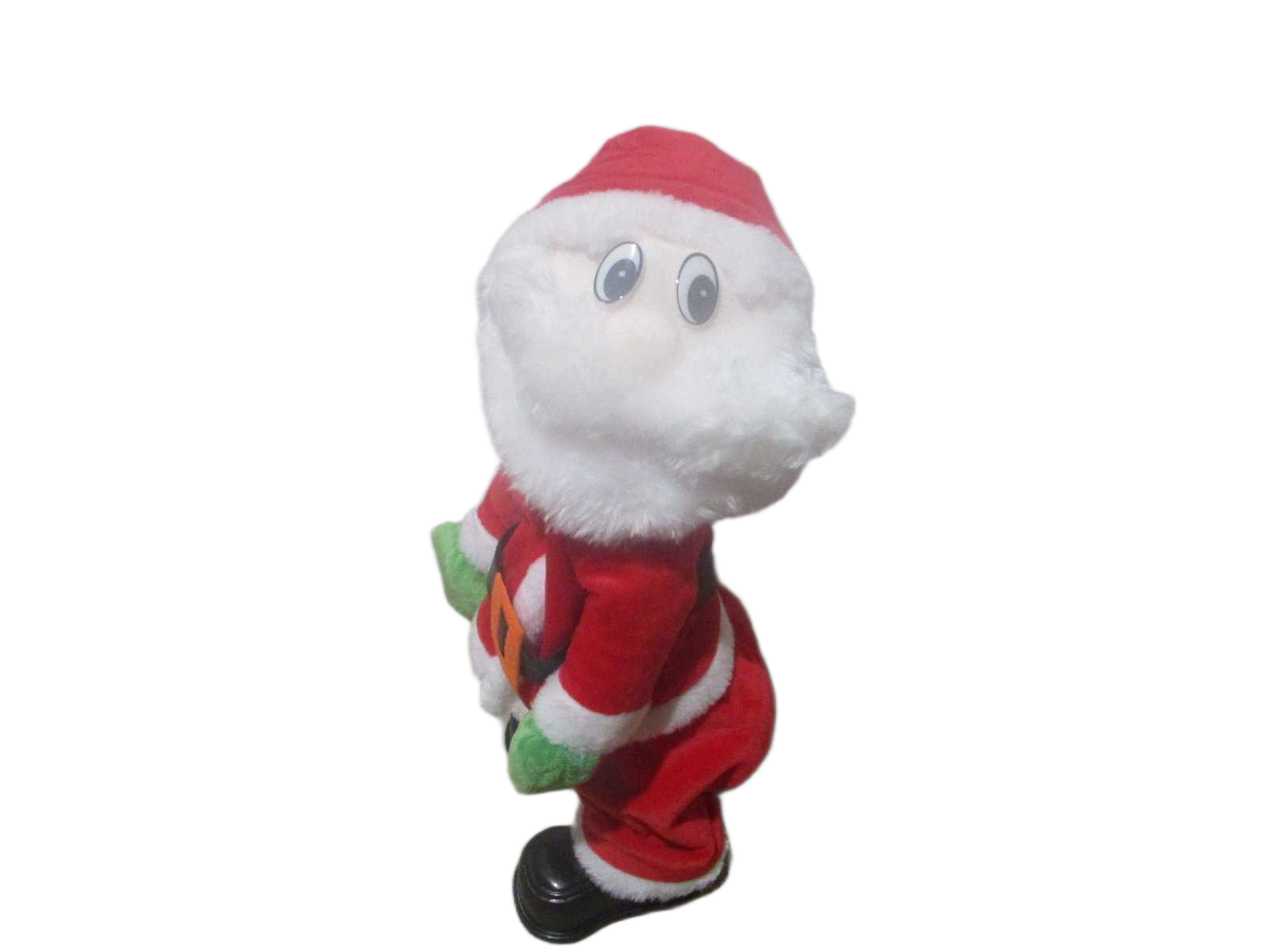 Christmas Man Twist Bottom Pvc+velvet Color Box Red 33cm