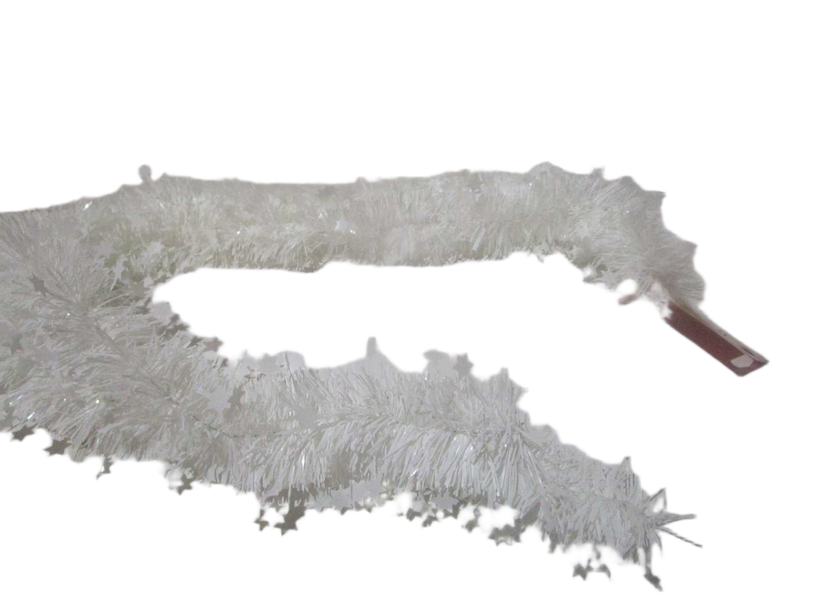 Glossy Satr Garland Pet Packing: Color Card(Without Chinese) White 2m*dia:6cm