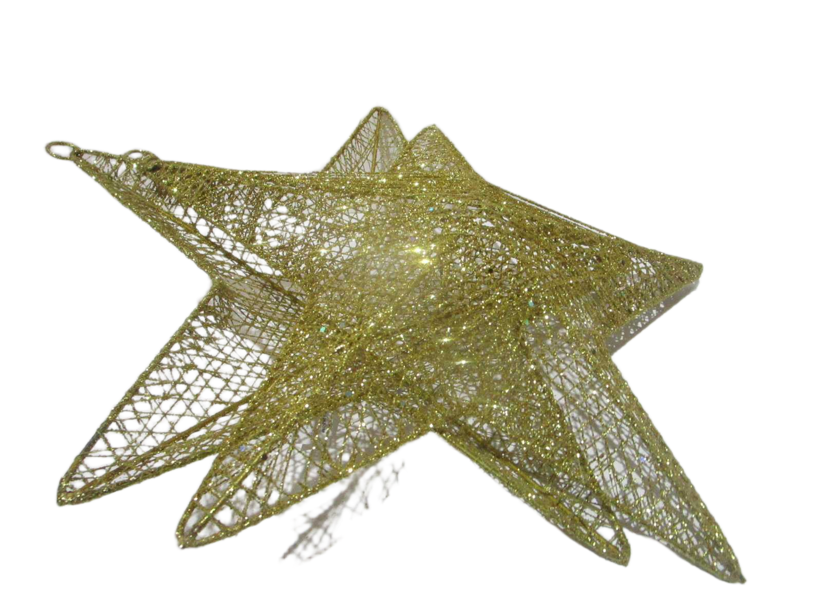 Xmas Deco-Star Metal Gold 40cm