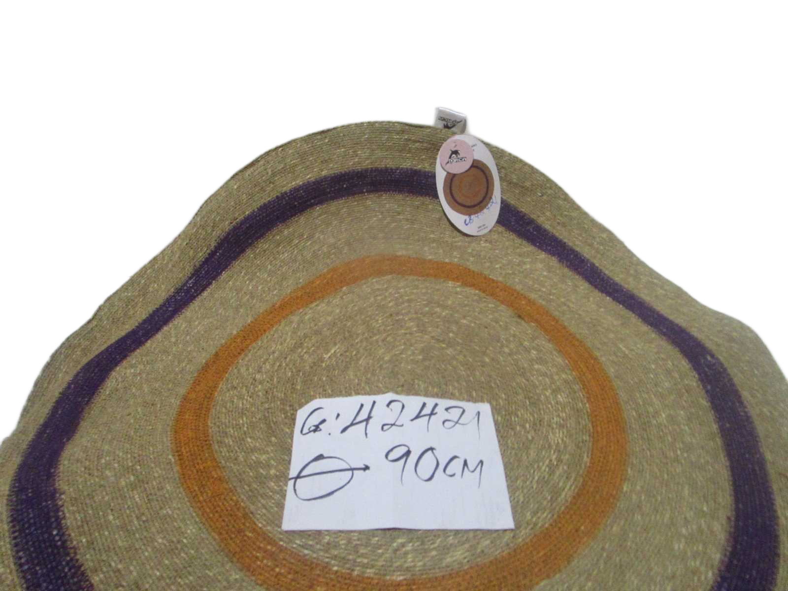Round Carpet Of Natural Sea Grass Multy Colors Natural