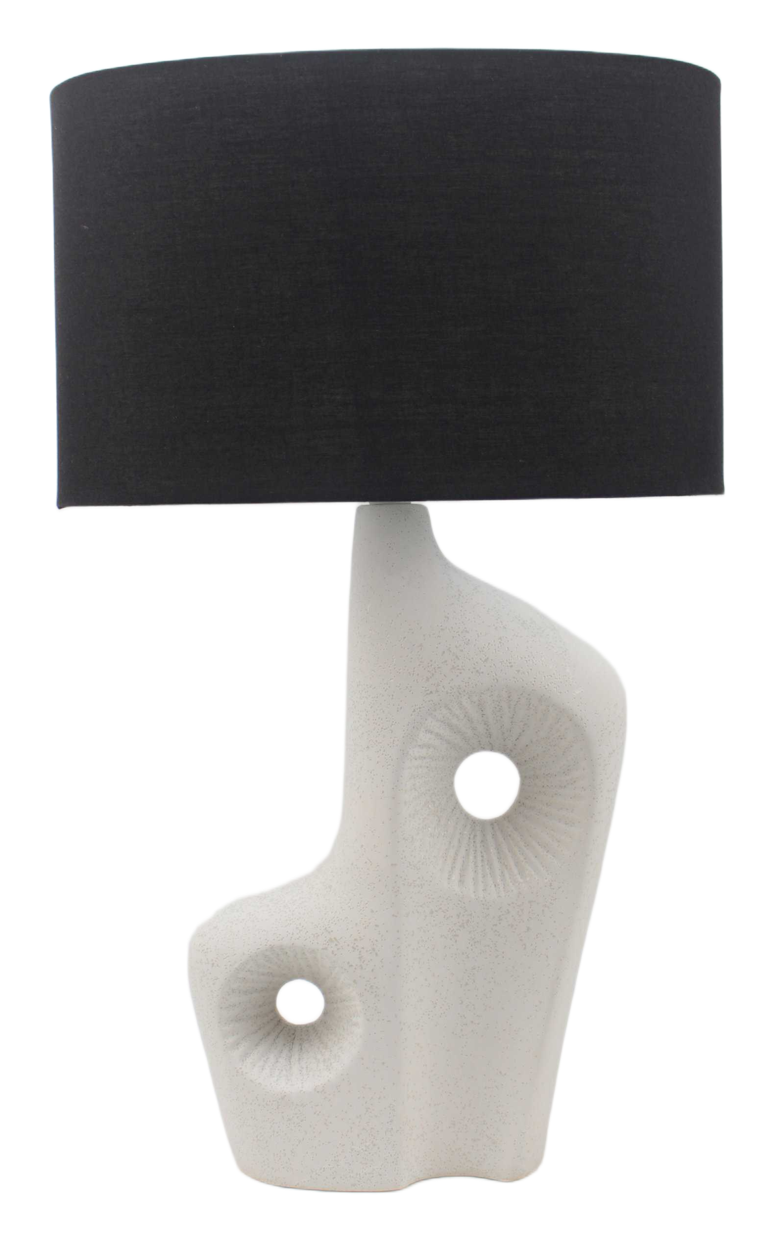 Table Lamp Ceramique French Plug With Fabric Shape