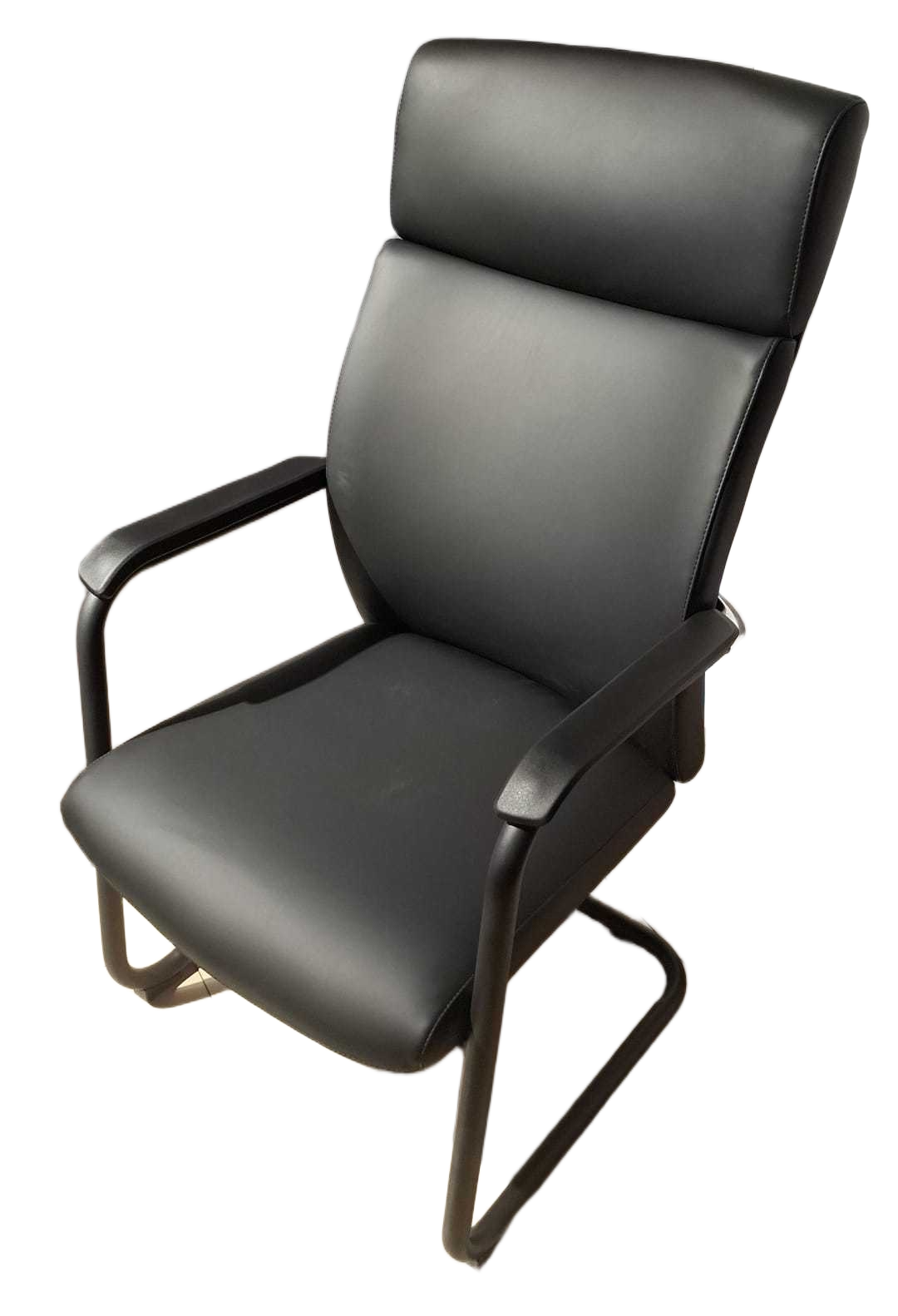 Visitor Chair, Pu Iron Arm / Iron Frame 262 Black 2cl=