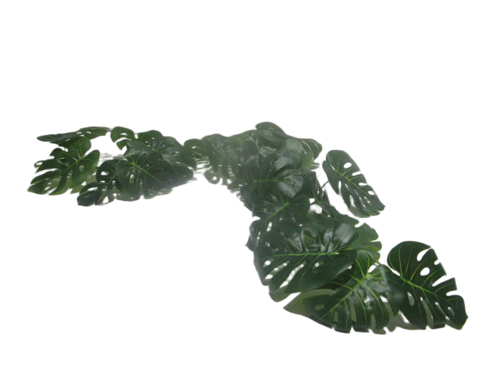 Artificial Flower 130cm Real Touch Monstera Vine X 24 Lvs