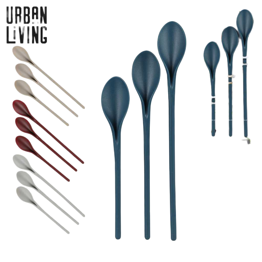 Spoon Sonoma Cooking X3pcs 4 Colors Mineral/Citadel/Ruby Wine/Dune
