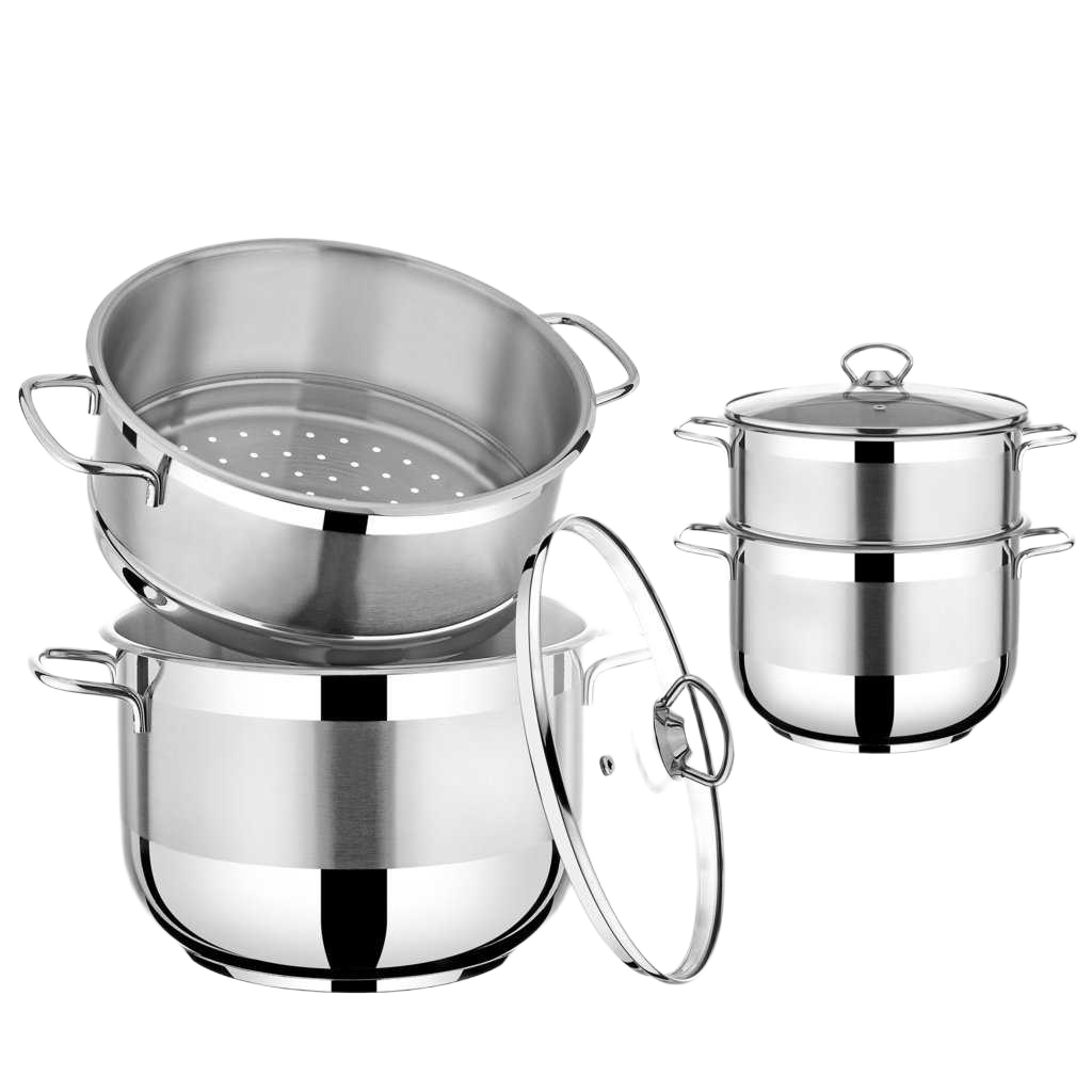 Couscoussier For All Heaters With Glass Lid 6ltr