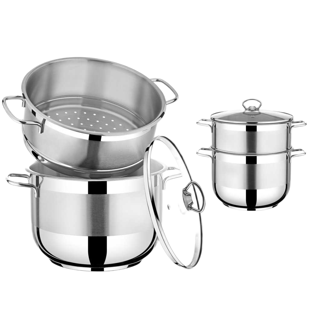 Couscoussier For All Heaters With Glass Lid 12ltr