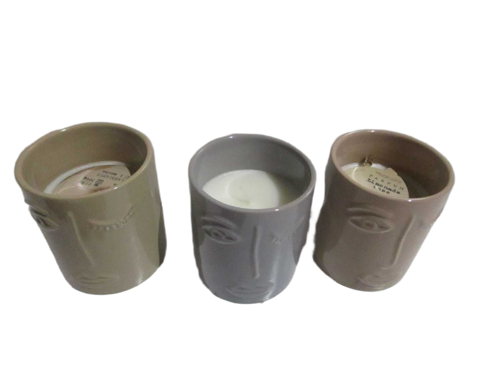 Scented Candle Muse 3 Assorted Fragrances D9 X H10cm