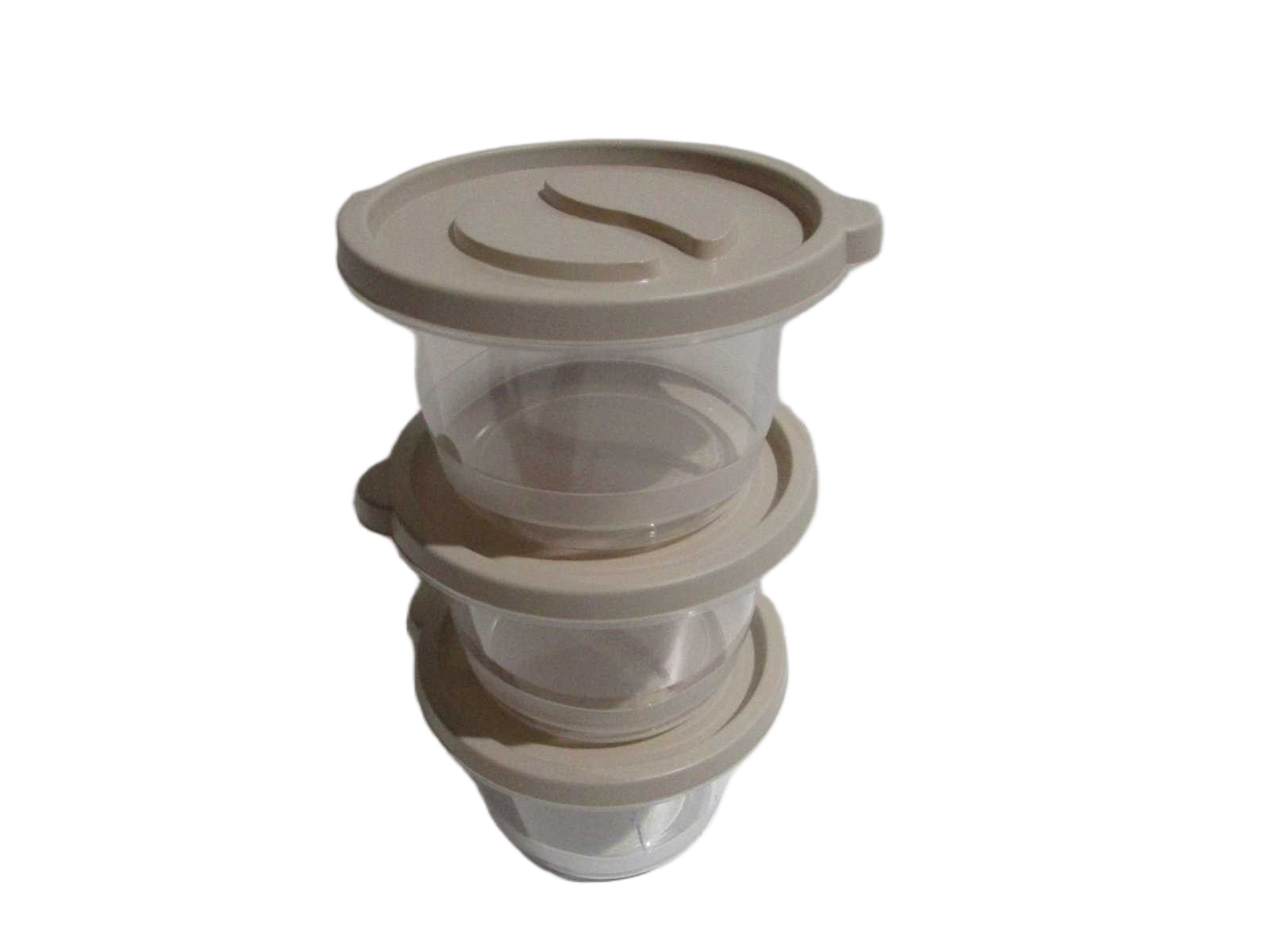 Storage Cans Liberty Round X3pcs 1.23l Dune