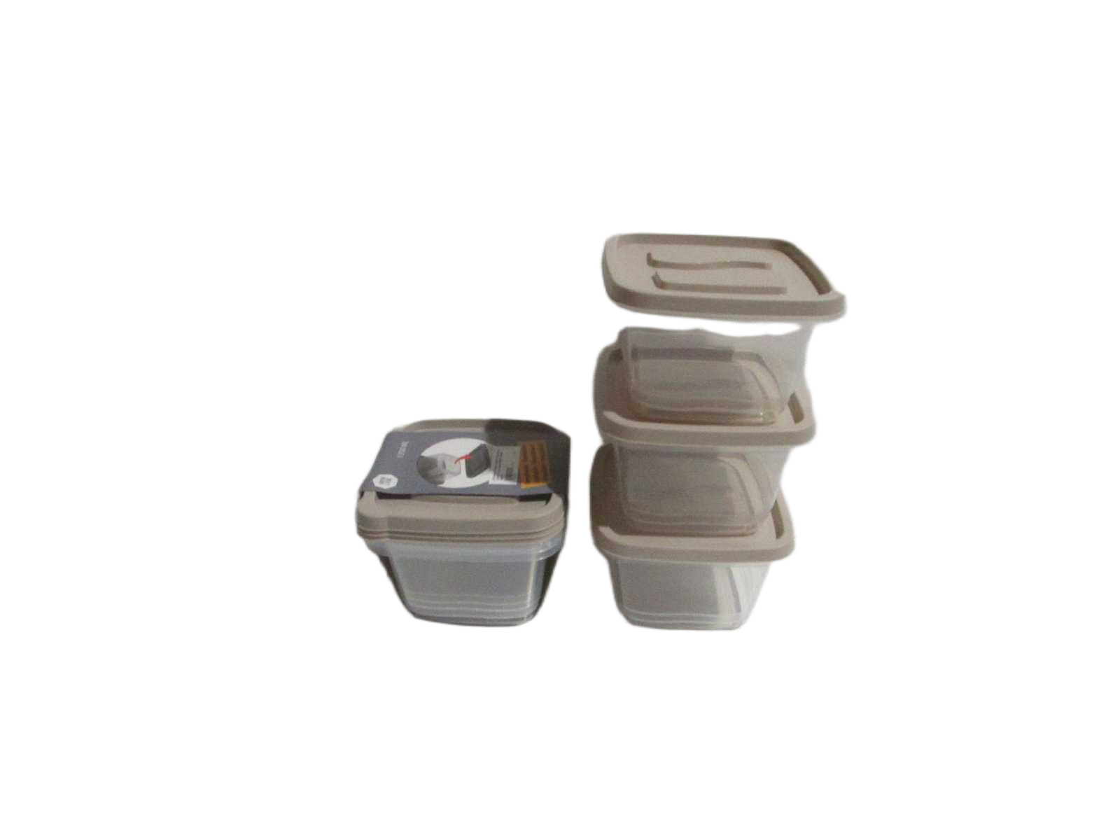 Storage Cans Liberty Square X3pcs 1.35l Dune