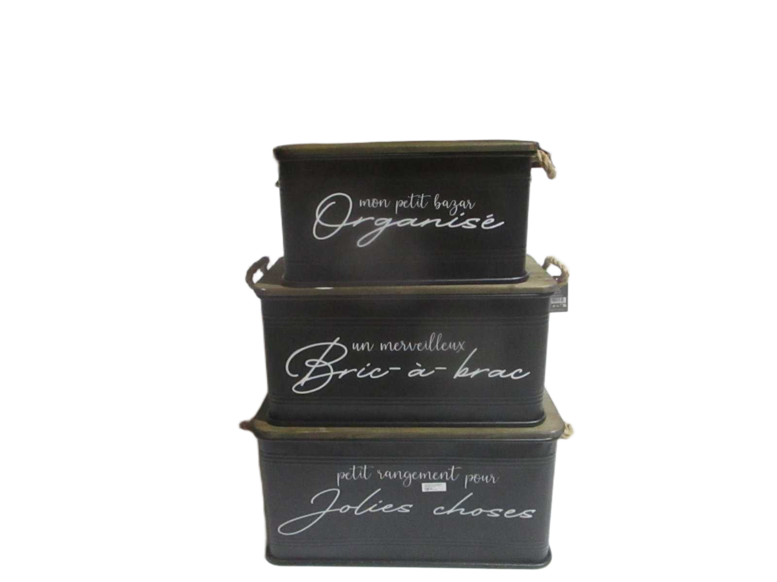 Loft Metal Box X3 S:51x27x27cm M:62x32x32cm L:68x35x35cm