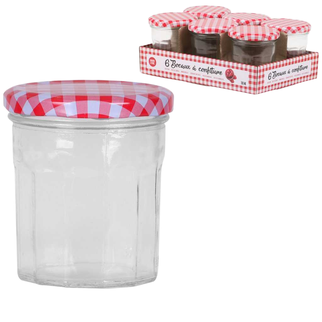 Jam Jar Conservationvichy X6 300ml D8.5cm X H9.5cm
