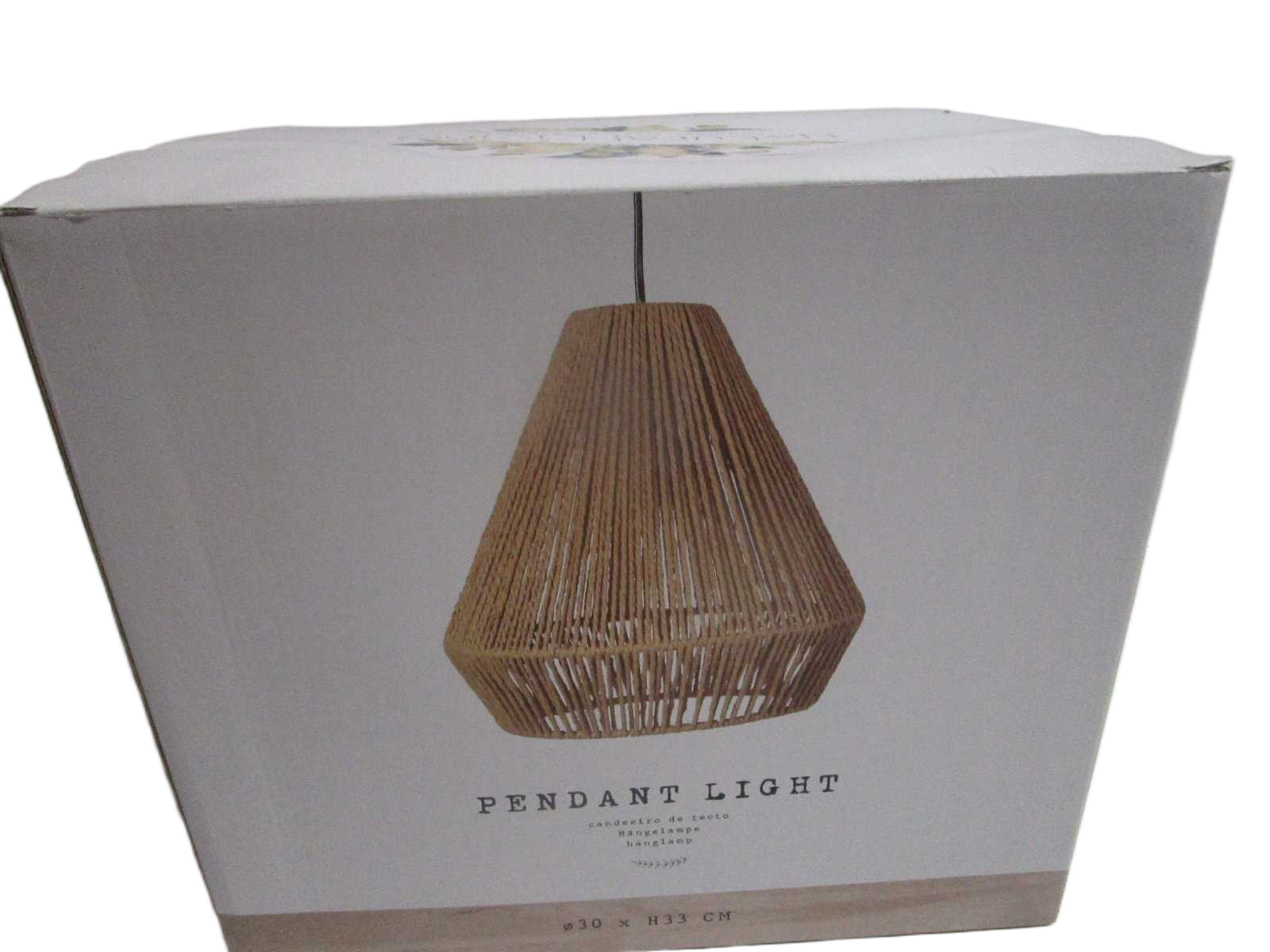 Natural Living Octavia Rope Pendant D30cm X H33cm