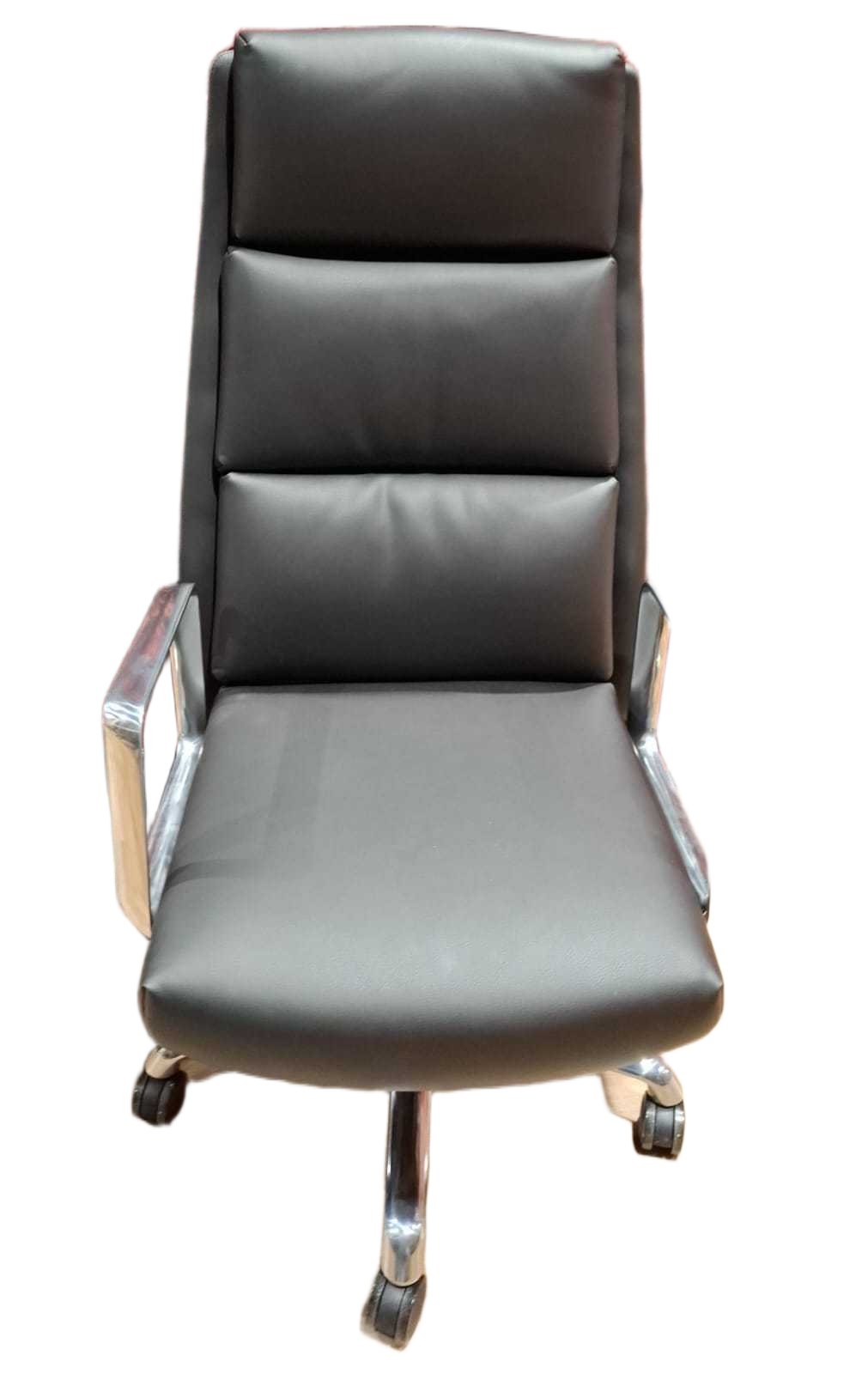High Back Office Chair, Multi-Funtional Mechanism-Tilt + Lock + Lift Aluminum Base Nxpu-9710 Black 64wx78dx121h