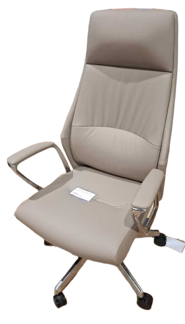 High Back Office Chair Half Leather W Mechanism660 Dark Grey 63*57*121