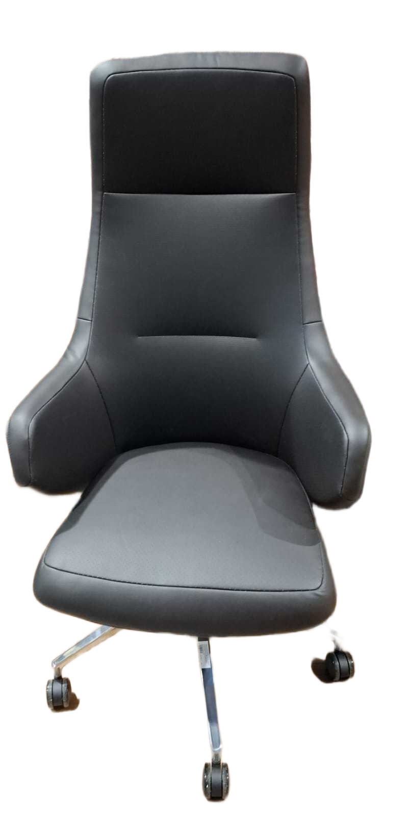 High Back Office Chair, Ndpu Synchronized Mechanism 4 Positions Lockednxpu9710 Black 62*64*121