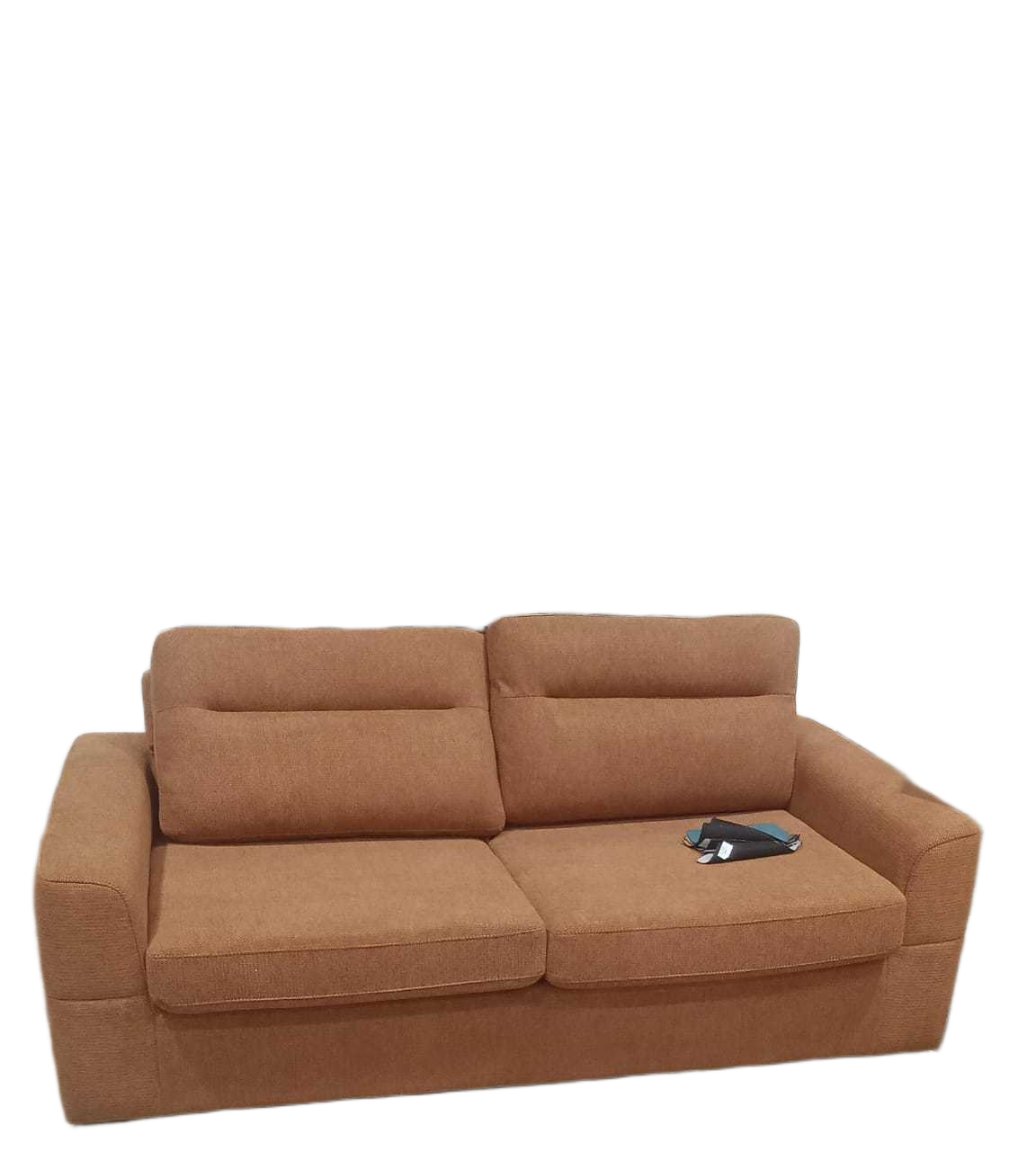 Sofa Bed Ht188-12 Orange Fabric, Wood, Foam