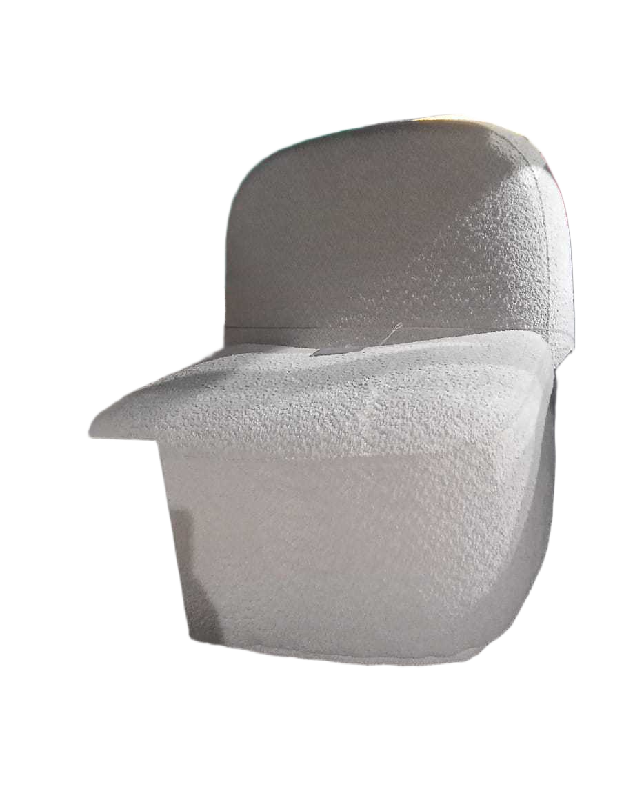 Leisure Chair Xs153-2 Off White Wooden Frame+fabric+sponge+plastic Anti-Slip Pad On Bottom 69x83x72cm