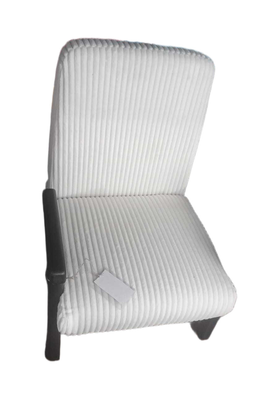Leisure Chair Xs155-1 Off White Wooden Frame+fabric+sponge+solid Wood Leg 65.5x85x81cm