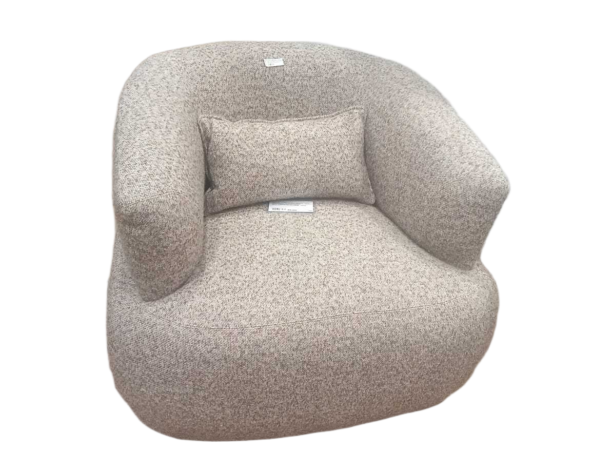 Swivel Chair Fabric Single Saky 2305-5 Brw Faric 91x88x67