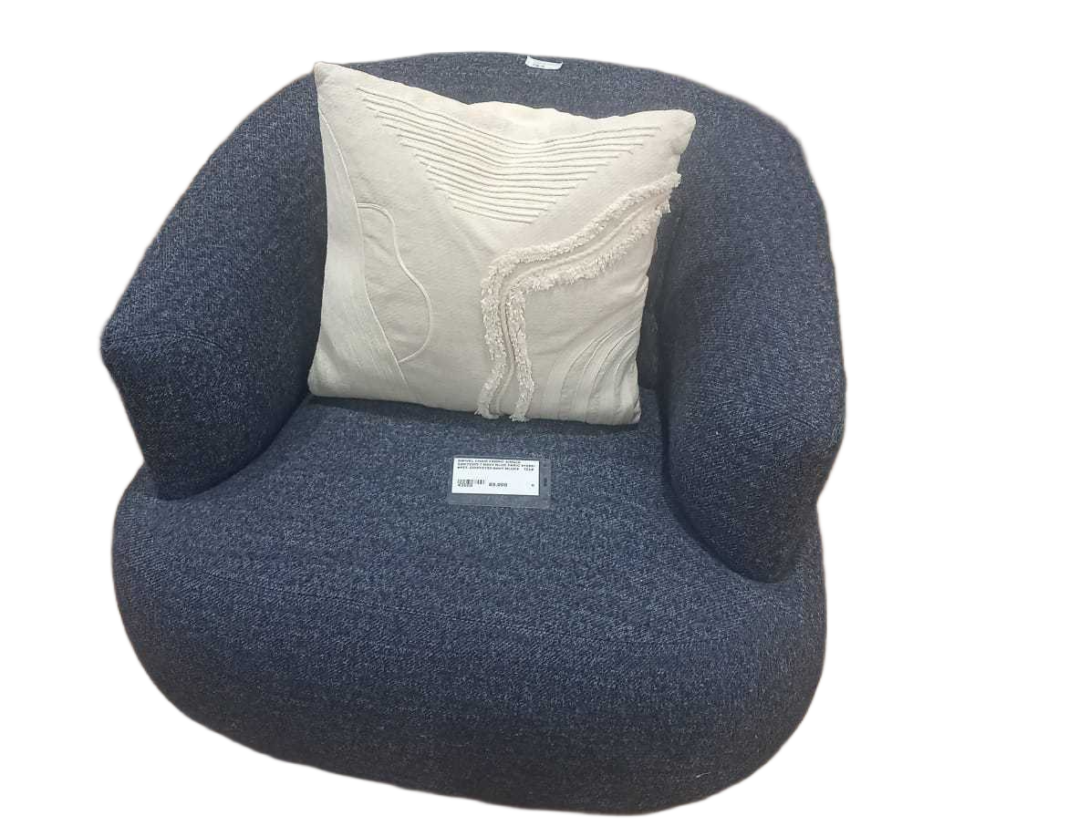 Swivel Chair Fabric Single Saky2305-7 Navy Blue Faric 91x88x67