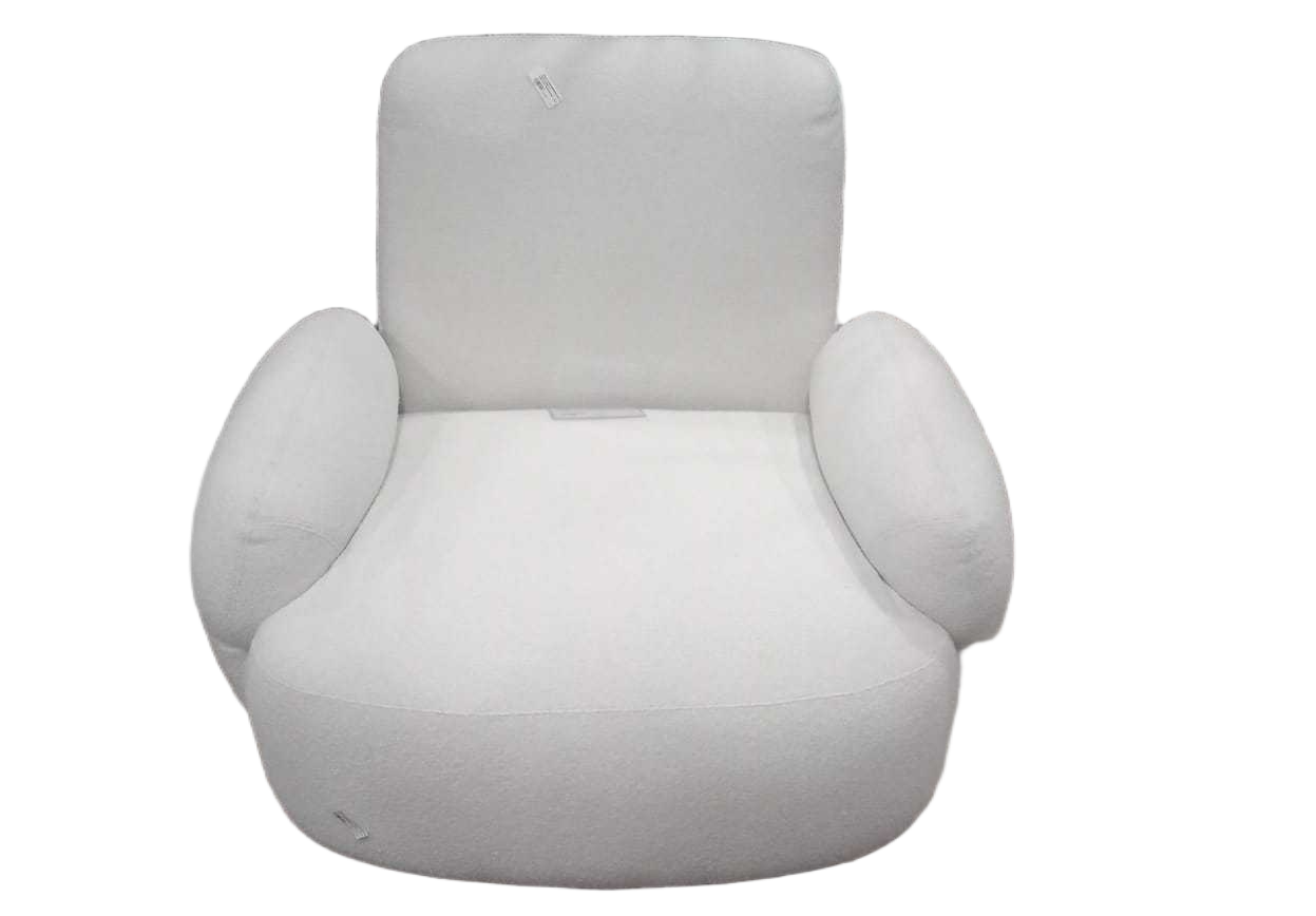 Swivel Chair Bmg2089-2 White Faric 89x90x74