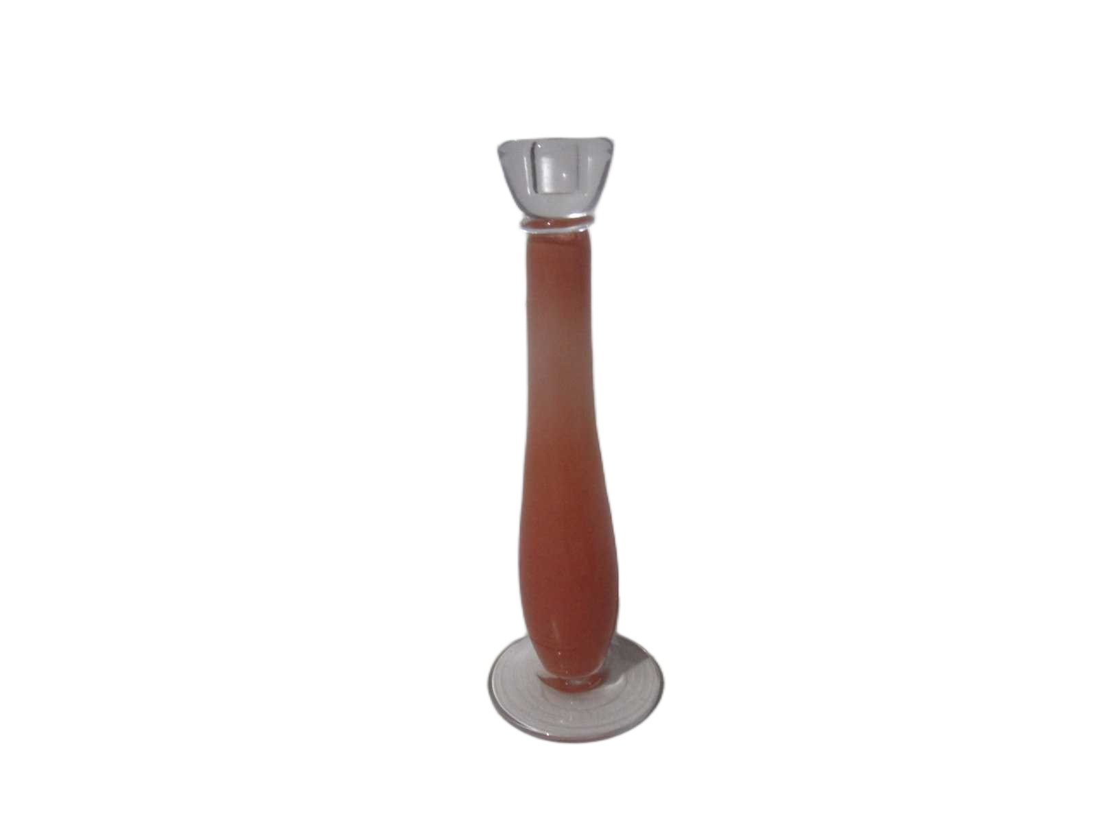 Candlestrick Handmade Large Glass Packing:brown Boxorange33x10