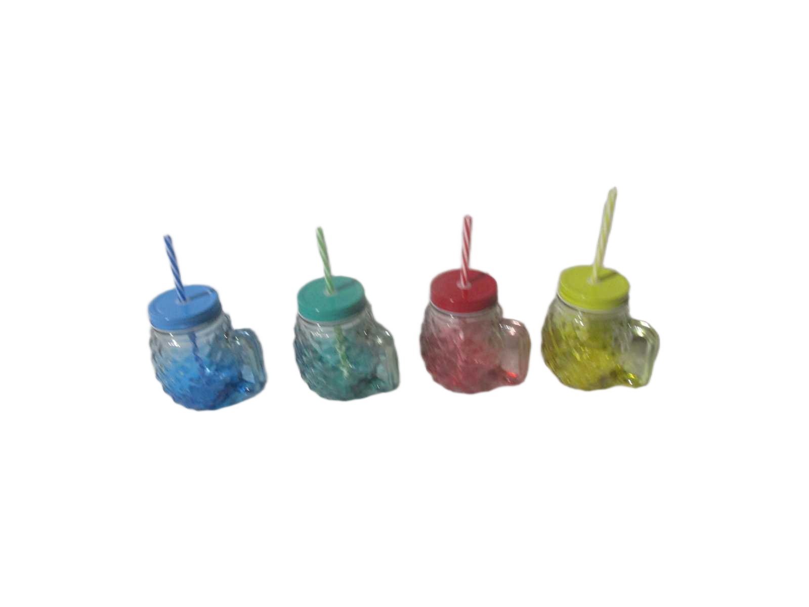 Cup Masone , 4col Ass, Purple+yellow+blue+green 450ml