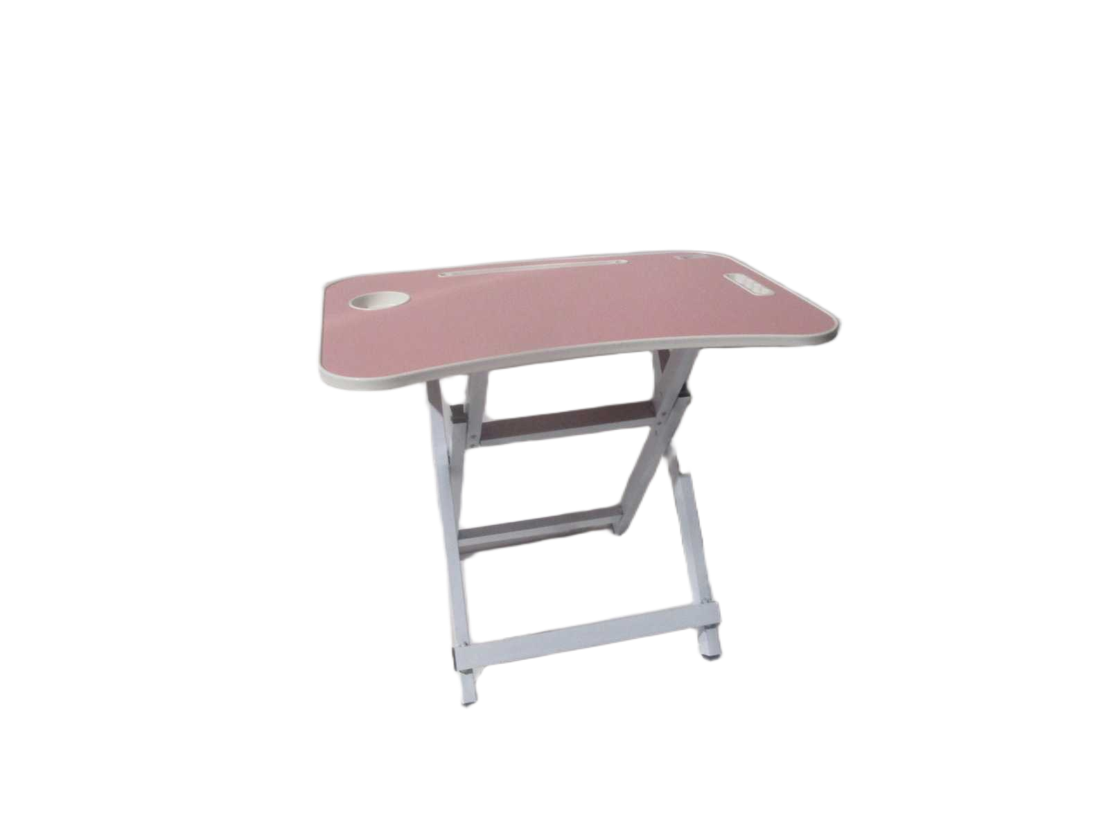 Folding Table Mdf+iron+plastic All Design And Legs Like Br-1 Just Change Colorpink60x40x52.5