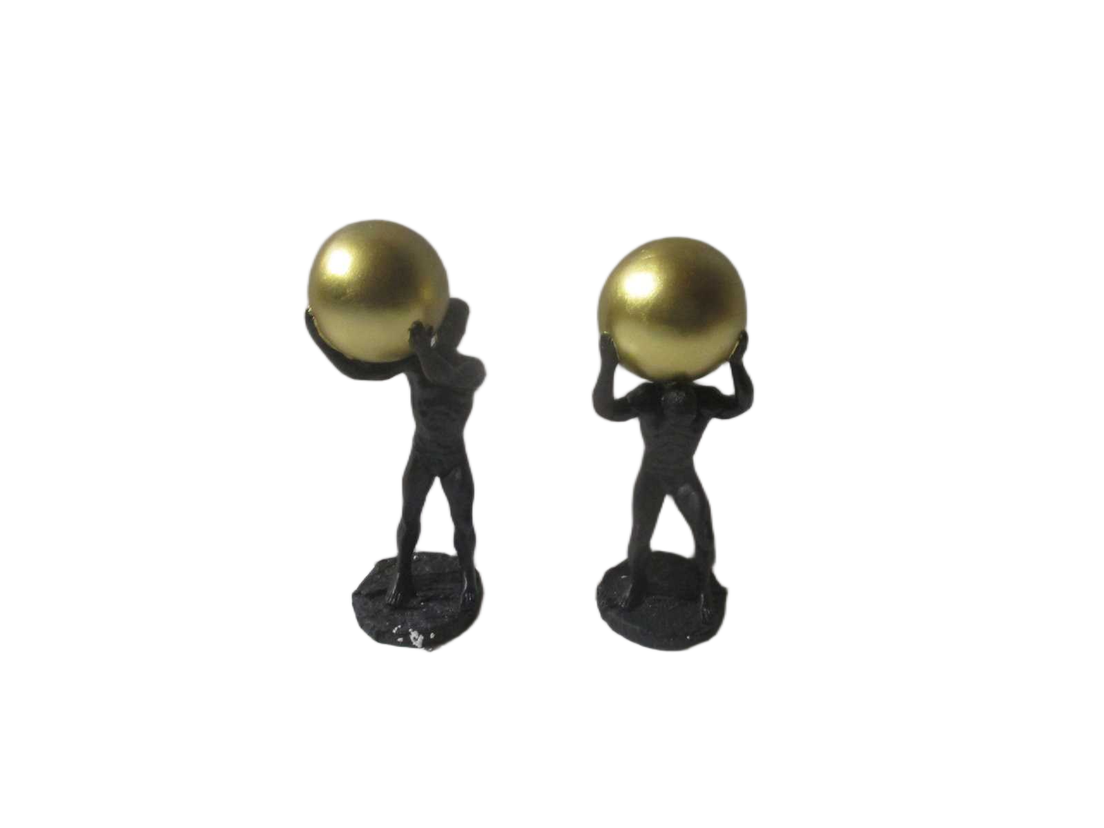 Statue Athete 2 Model Assorted Gold+black 26cm