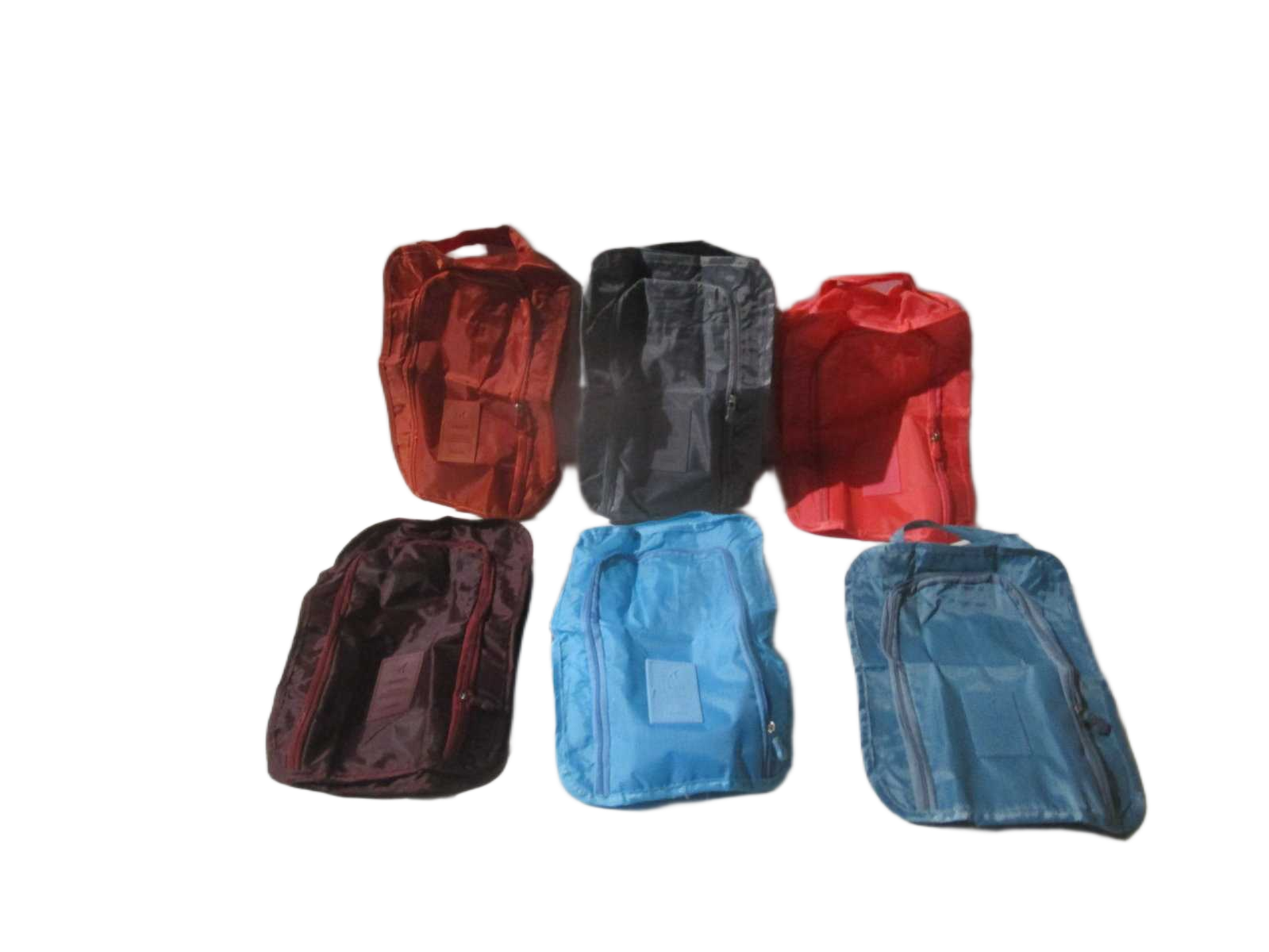 Shoes Pouch Nylon 6col Asspeach+blue+gray+orange+wine+navy 29x20x10