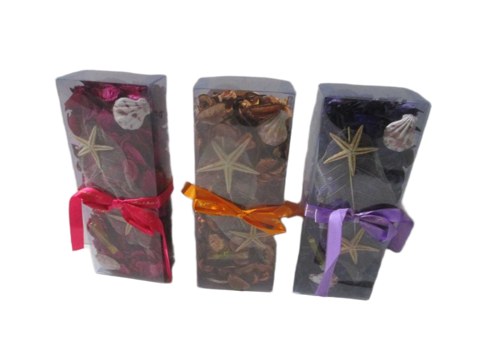 Scented Dried Flower 180g, Pvc Box, With Perfume Bottle Rose, Lavender, Jasmine Assorted3 Colors