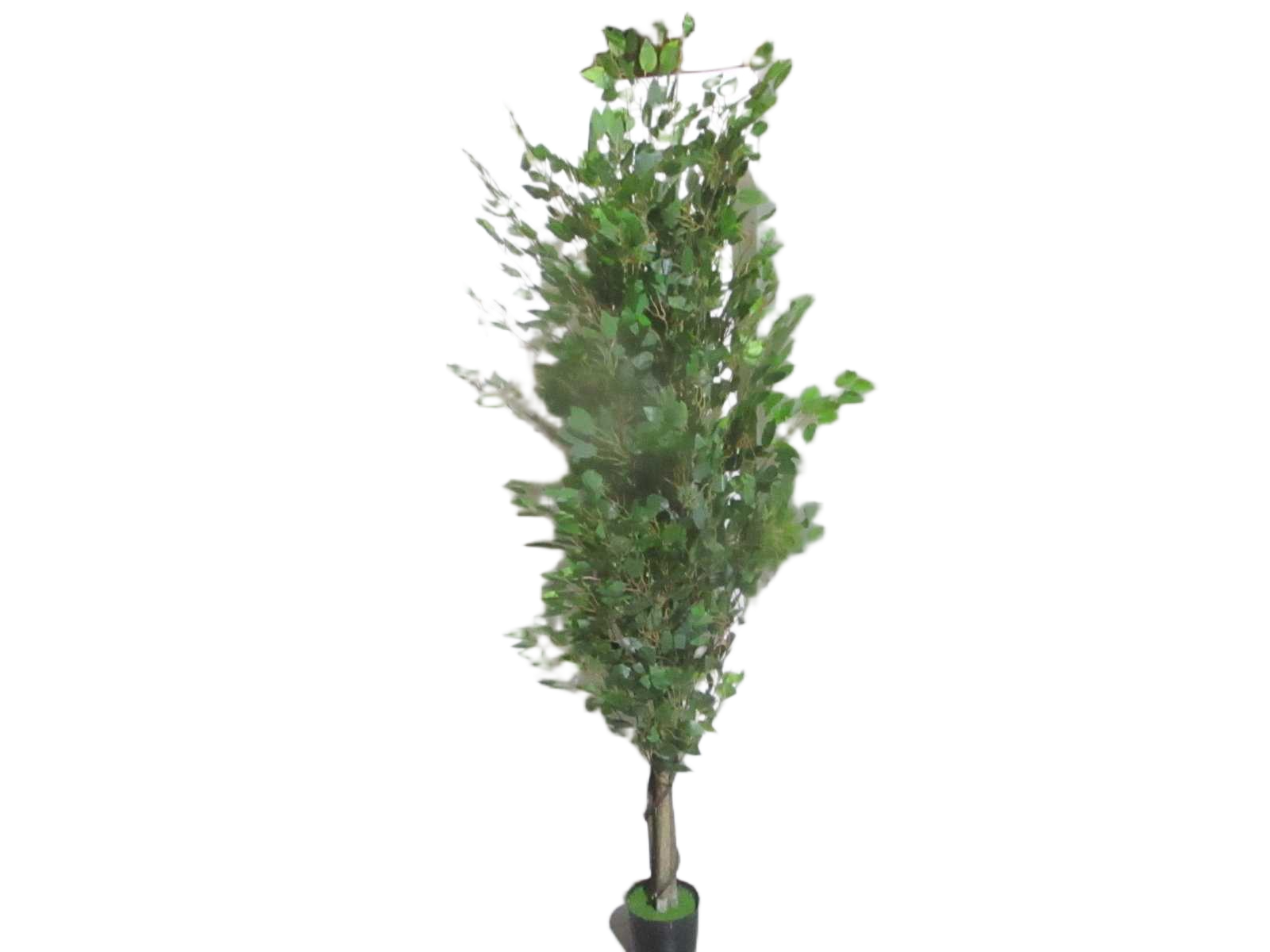 Artificial Banyan 2m With Flower Pot 3 Pole 48 Branches Green 200cm