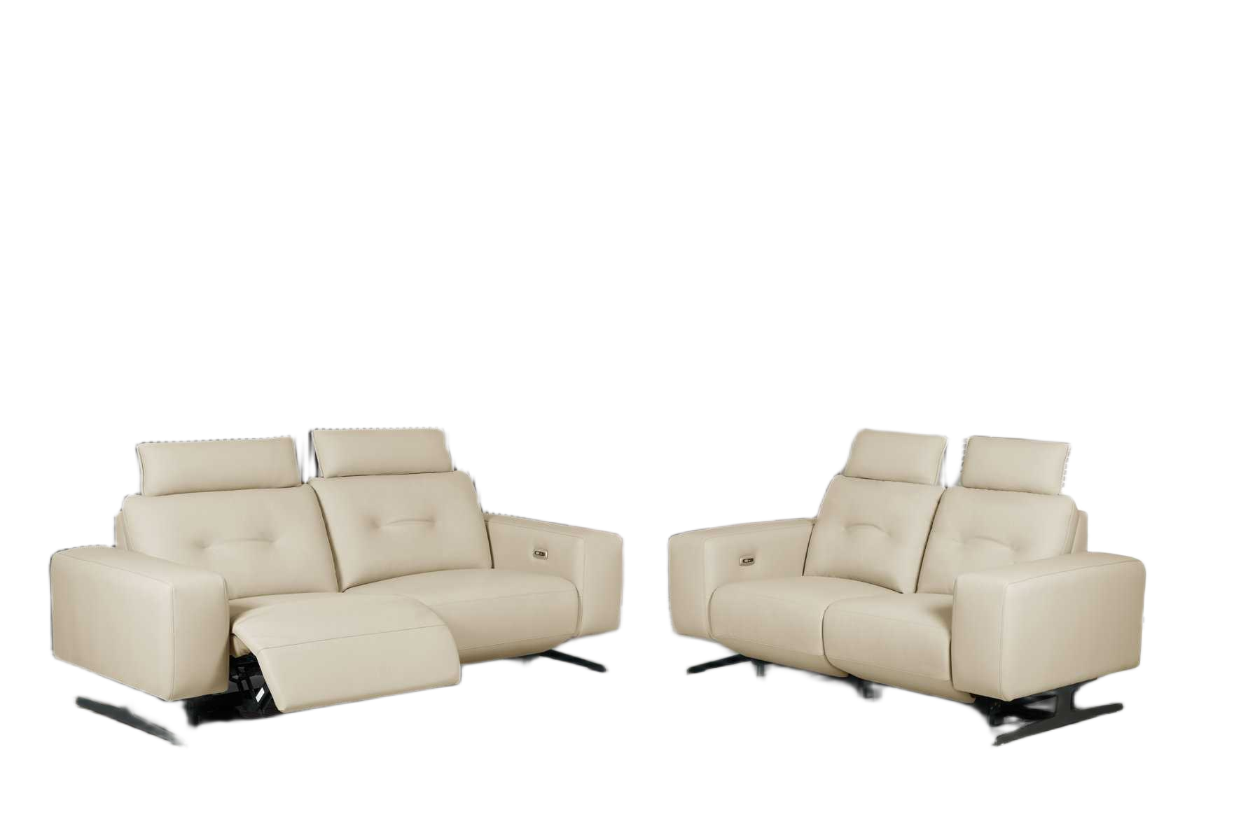 Sofa 3+3+1+1 820 White Leather, Bonded Leather, Wood, Foam 3s:212x96x99 3s:212x96x99 1s:109x96x99 Legs: Kd